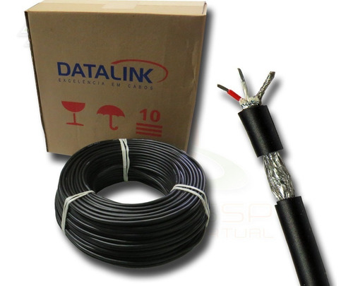 Imagem 1 de 5 de Promoçao 100 Metros Cabo Microfone/dmx 2x0,30mm Balanceado