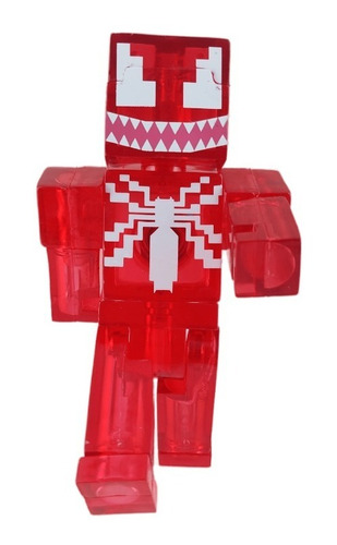 Figura Juguete Muñeco Minecraft Skin Simbionte Venom Carnaje