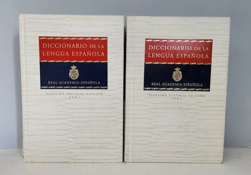 Diccionario De La Lengua Española, 22.a Ed., Rae, 2 Vols.