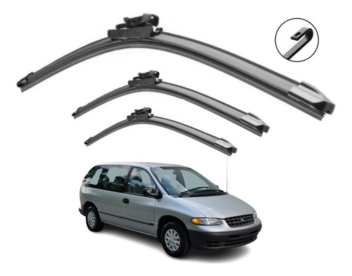 3 Limpiaparabrisas Para Chrysler Voyager 2000 2001 2002 2003