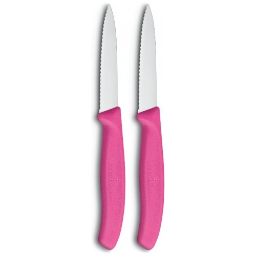 Cuchillo Victorinox Frutas Y Verduras Ac Inox 8cm Serrado X2