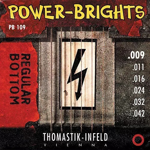 Cuerdas Guitarra Eléctrica Thomastik Power Brights Pb109