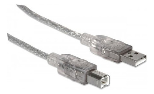 Cable Manhattan 333405 con entrada USB B salida USB-A