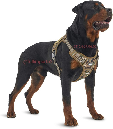 Imagen 6 de 6 de Arnes Tactico Pechera Para Perros Grandes De 75-135lbs