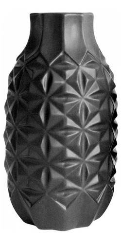 Jarron Decorativo Geo 22cms Negro