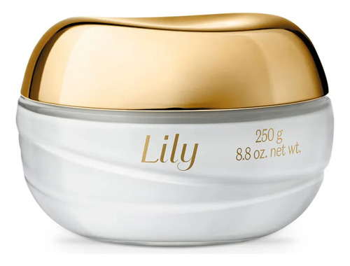 Creme Acetinado Hidratante Corporal Lily Tradicional 250g Floral