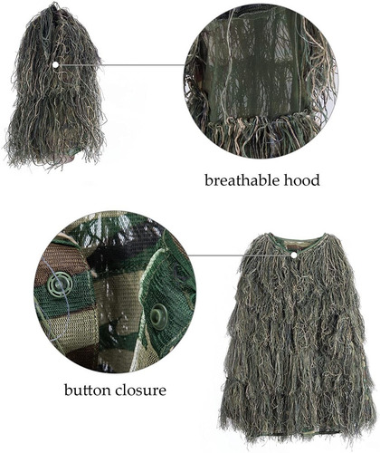 Imagen 2 de 6 de Traje De Camuflaje Para Caza Táctica- Varias Tallas