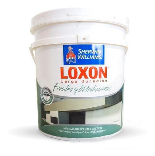 Loxon Frentes Y Medianeras Impermeabilizante Blanco X 10lts - Prestigio