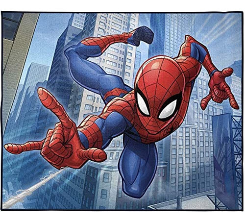 Jay Franco Marvel Spiderman Wall Crawler Room Rug - Alfombra