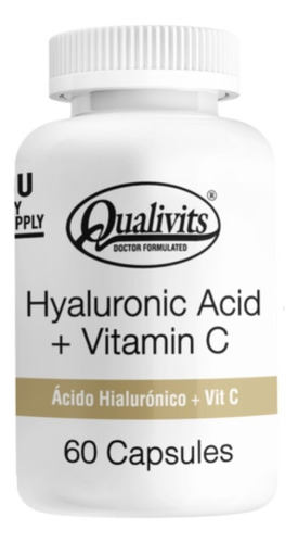 Acido Hialuronico + Vitamina C 60 Cápsulas Qualivits
