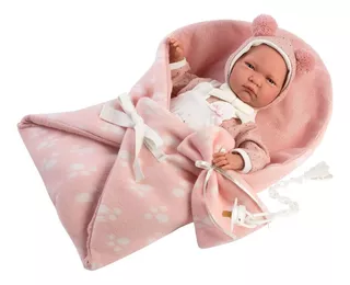 Bebe Real Lala Llorona Muñeca 43cm Reborn Llorens Español