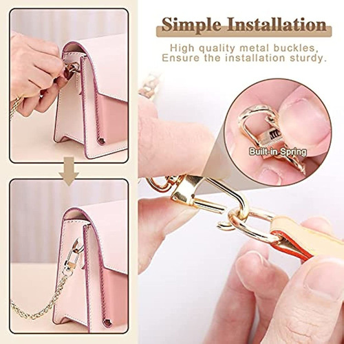 Cadena Dorada De 4 Piezas De 40 Cm Para Bolsos Fashion