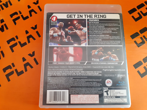 Fight Night: Round 3 Ps3 Físico Detalle Caja Envíos Dom Play (Usado)