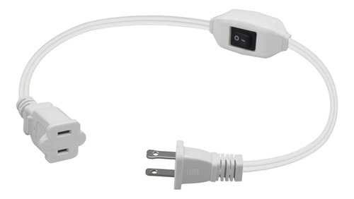 Cable De Extensión 12.6 Con Interruptor, Enchufe De Corrient