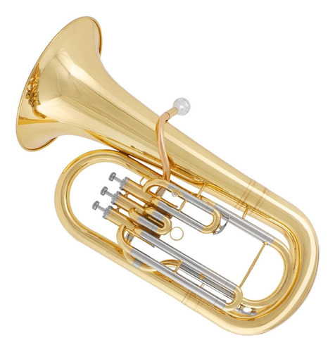 Eufonio Bajo De Viento 3 Pistones Kuno Kbr-901 Dorado