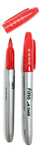 Marcador Permanente A-ink Apd-r Punto Fino Color Rojo C/12pz