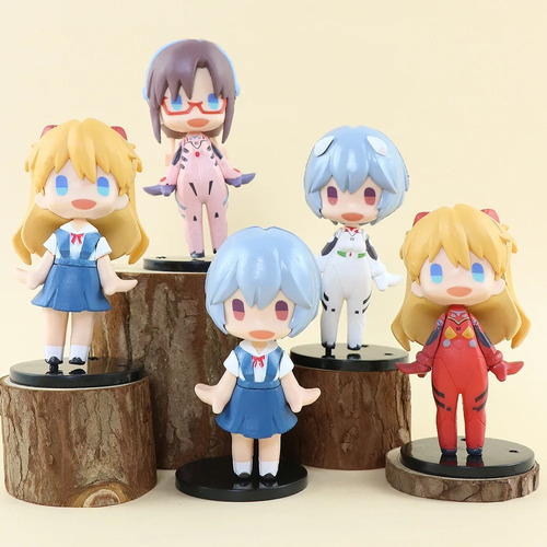 Figuras Evangelion X5 Neo Genesis Asuka Rei Misato Animados