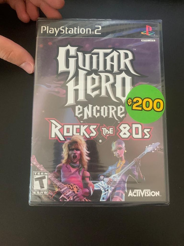 Guitar Hero Encore: Rocks The 80s Ps2 Sellado