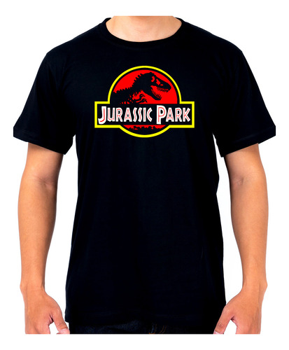 Remera Jurassic Park Logo 18 Dtg Minos