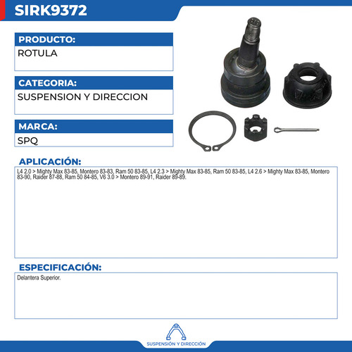 Rotula Mitsubishi Mighty Max 1983-1985