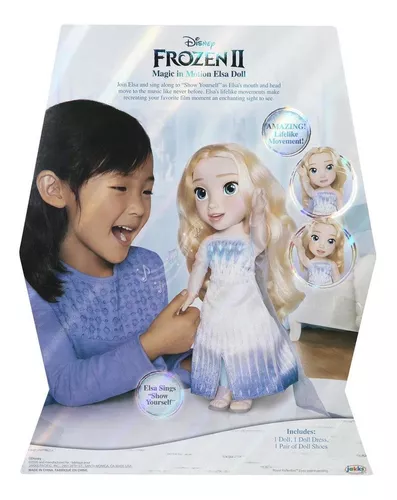 Boneca Elsa Que Canta Filme Frozen 2 Original Disney em Promoção é no  Buscapé