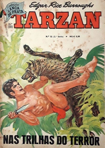 Tarzan 51 Em Quadrinhos Ebal Coleção Lança De Prata