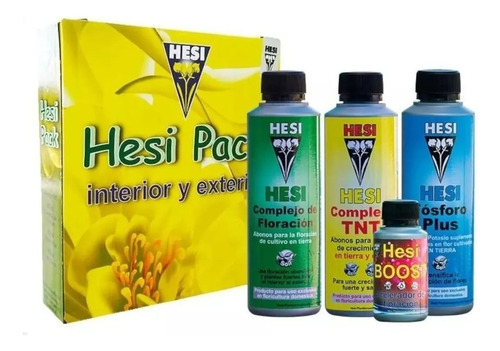 Hesi Pack 850ml (tnt/complejo Floración/fósforo+/hesi Boost)