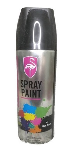 Spray Pintura Negra Mate 