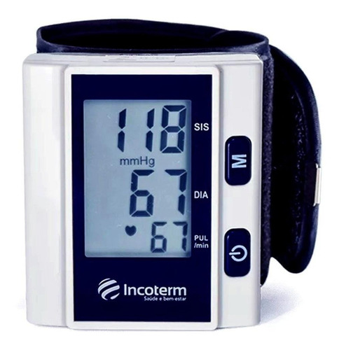 Imagem 1 de 1 de Aparelho medidor de pressão arterial digital de pulso Incoterm MP050