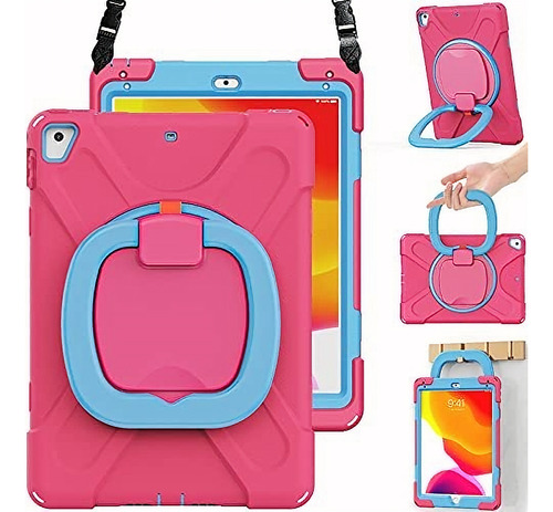 Funda Para iPad 6ª/5ª Gen Agarre Resistente 3 Capas