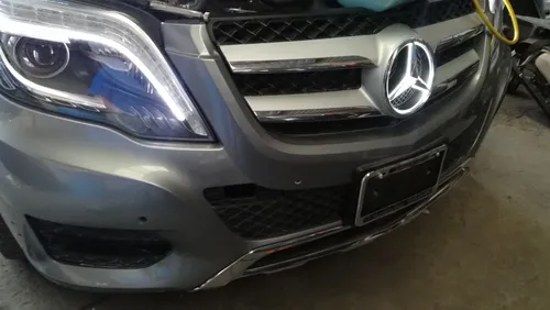 Emblema Parrilla Mercedes Benz Clase C Luz Led 2008 2014