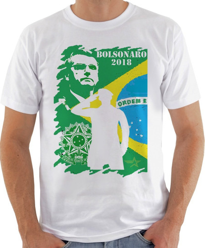 Camisas Masculina Blusas Femininas Bolsonaro 2018 Brasil