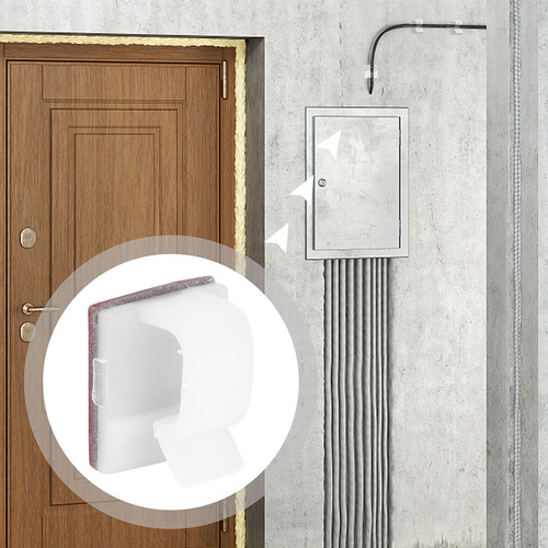 Hebilla De Cableado Autoadhesiva, 120 Piezas