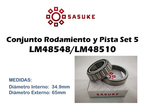 Rolinera Rodamiento Rueda Delantera Int Mitsubishi L300 Set5