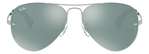 Lentes De Sol Rb3449 Plateado Espejado Ray-ban Color de la lente Silver Color de la varilla Polished silver Color del armazón Polished silver