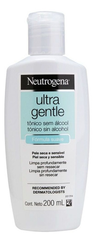 Neutrogena Tonico Ultra Gentle Piel Seca Y Sensible 200 Ml