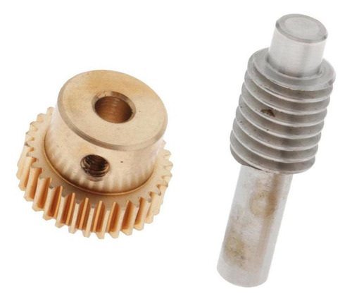 0.5 Modulus Worm Gear De Laton De 20/30/40/50/60 30 Dientes