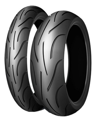 Par Pneus Moto Michelin Power 2ct 120/70-17 + 180/55-17