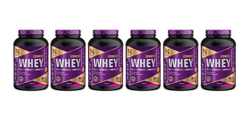 Advanced Whey Protein Xtrenght 2lbs X 6 Un Blend Sabor Frutilla