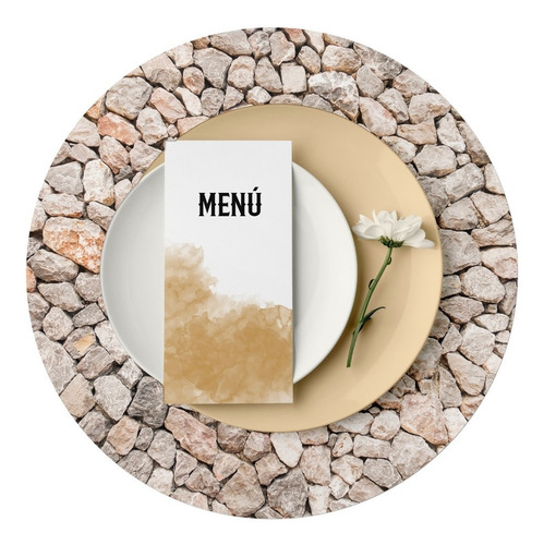 Mantelitos Individuales Para Mesa Redondos 20pz