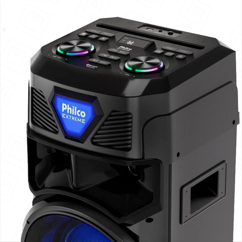 Caixa De Som Amplificada Philco Pcx21000 2100w Exbass-1mic