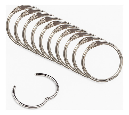 Pacote Com 20 Argolas Articulada Prata E Dourado 2,0cm(20mm)