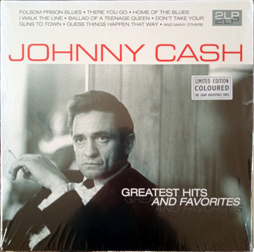 Johnny Cash Greatest Hits Favorites Limited Edit 2lp Vinilo