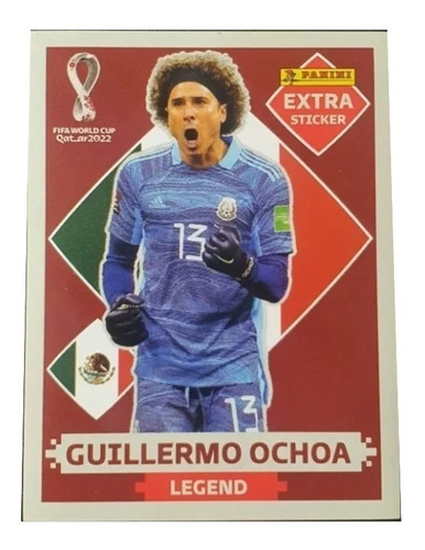 Guillermo Ochoa Base Extra Sticker Panini Qatar 2022