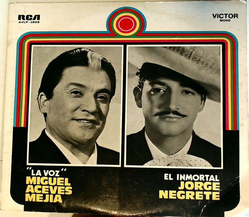 Miguel Aceves Y Jorge Negrete Vinilo