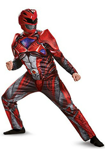 Disfraz Hombre - Disguise - Red Ranger 2017 Muscle Ad Costum