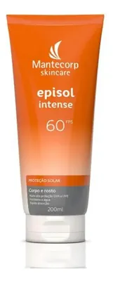 Protetor Solar Episol Intense rosto e corpo FPS60 200mL Mantecorp Skincare