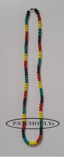 Imagen 3 de 4 de Collar Etnico Pucas Jamaica Al Cuello Ceramica Artesanal