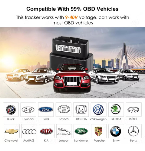 Tracker Localizador Gps Obd2 App Rastreador Vehicular Escucha Voz Auto Plataforma Ilimitada + Cuenta Yosoo