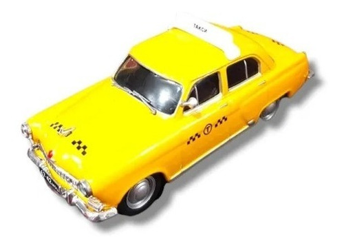 Taxi Metalico Del Mundo Coleccion Antiguo Clasico 1:36 Goma